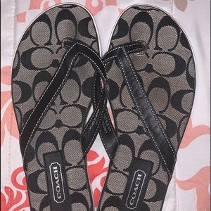 Coach flip flops
